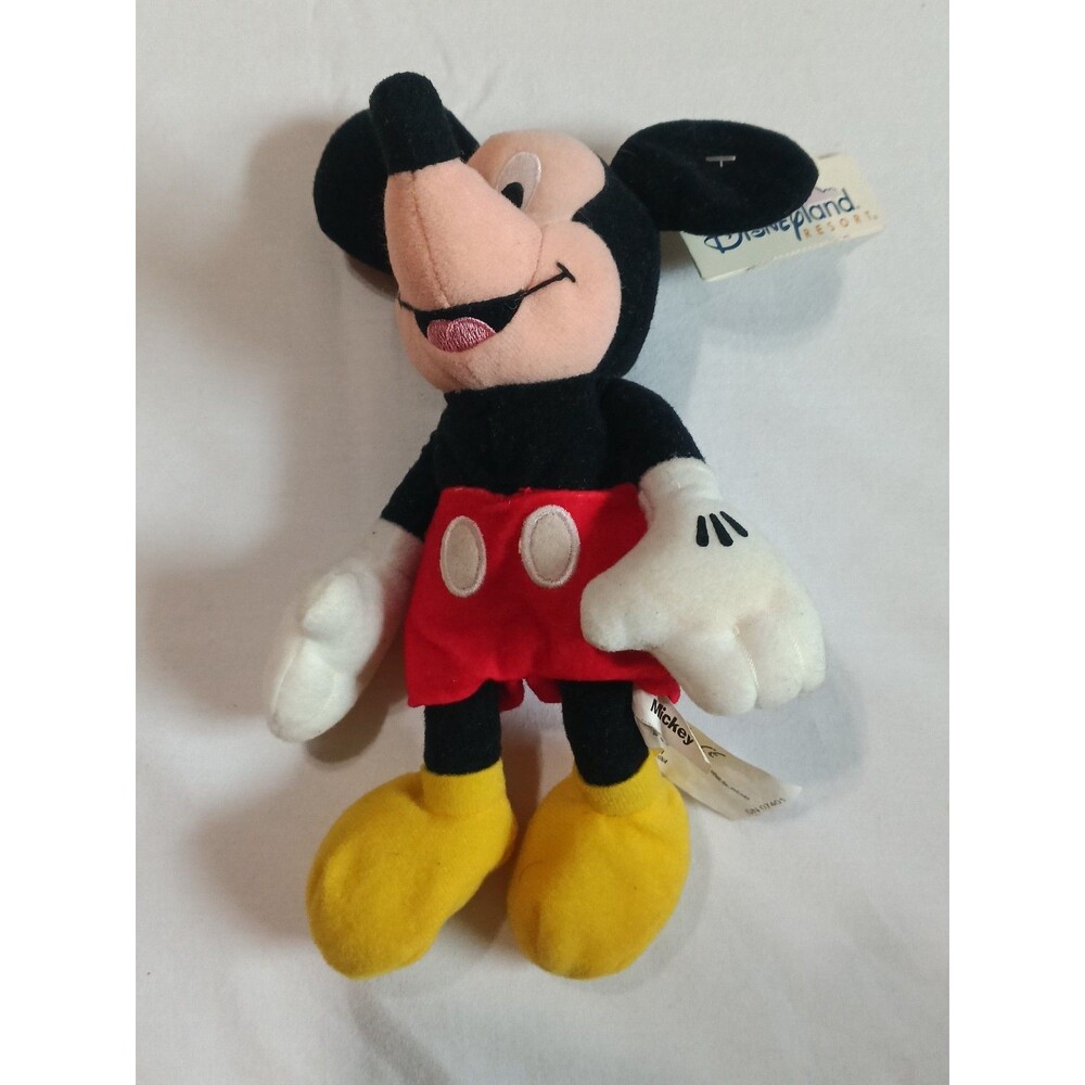 Vintage Disney Parks Mickey Mouse Plush Stuffed Animal Disneyland Disney World